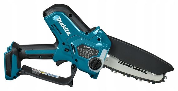 Пила ланцюгова акумуляторна Makita DUC150 BEO1 (15 см, 8 м/с, 320 Вт, BL, LXT, комплект) | Зображення 4