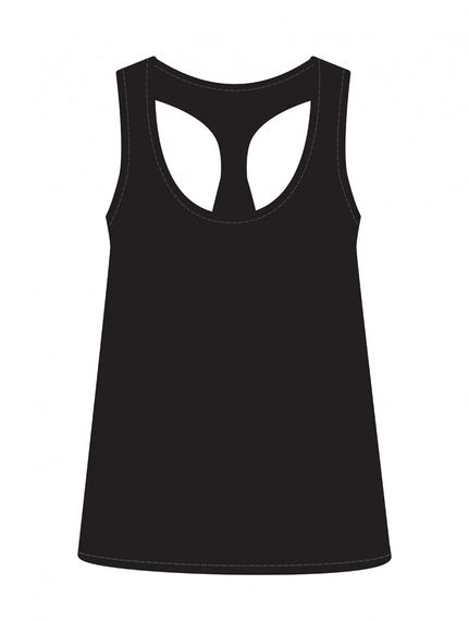 Спортивная майка 4Profi без принта черная размер S вискоза 17050 | Зображення 4