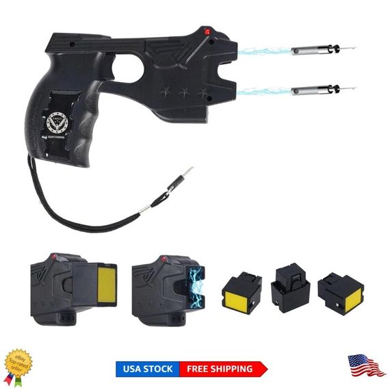 Найпотужніший Паралізатор (шокер) Стріляючий електрошокер Taser Stage Eagle USA + лазер Топ Продажів + 6 Картриджа | Зображення 1