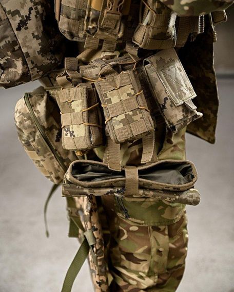 Плитоноска быстрый сброс +РПС в сборе  пиксель ПП7858 | Зображення 6