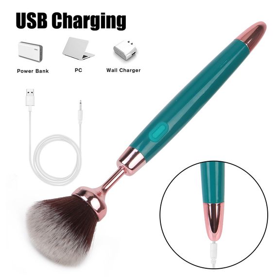 Вибромассажер "Cosmetic pen", 10 режимов вибрации, цвет зелёный sexstyle | Зображення 8