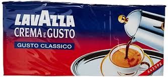 Міцна мелена кава Lavazza Crema e Gusto, 250г Італія, суміш робусти та арабіки