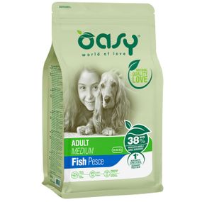 Корм OASY LIFESTAGE Dog Adult Medium сухой с рыбой для собак средних пород 3 кг
