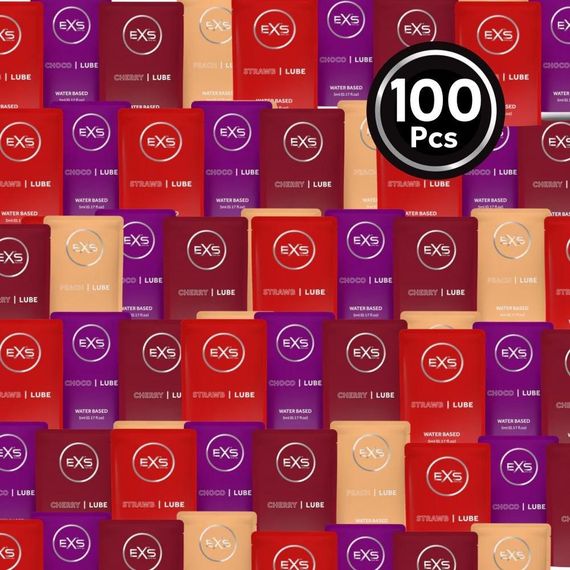 Лубрикант - EXS Flavoured Lube, 5 мл*100 шт. Sex Aura | Зображення 2