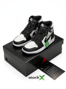 Кросівки чоловічі демісезонні N-ike Air Jordan 1 High Black White X розмір 41 - 26 см 42 - 26,5 см