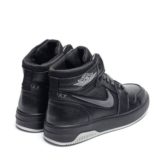 зимові шкіряні ботінки Nike Air Max чорні | Зображення 3