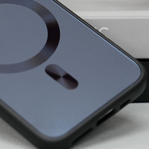 Чохол TPU+Glass Sapphire Midnight with MagSafe для Apple iPhone 15 Plus (6.7") | Зображення 3