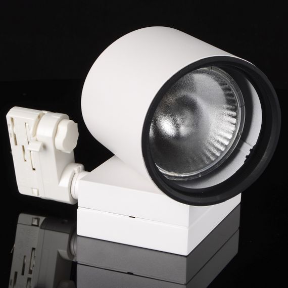 Светильник трековый поворотный под лампу KW-2/70W E27 WH | Зображення 4