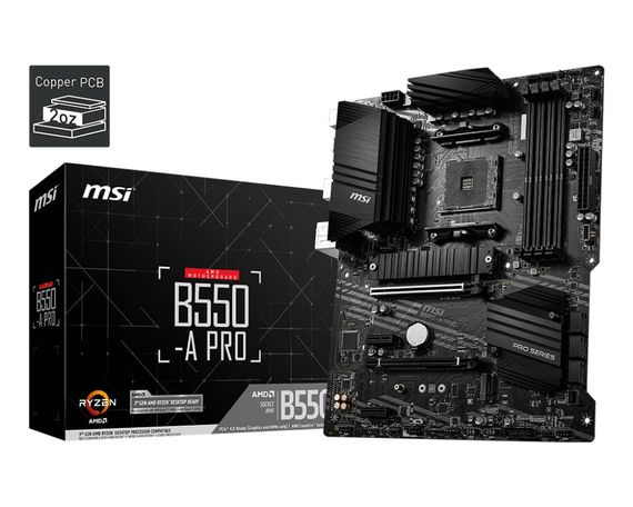 Материнcкая плата MSI B550-A PRO sAM4 B550 4xDDR4 HDMI DP ATX 911-7C56-076 | Зображення 5