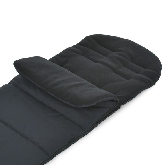 Конверт в коляску ME 1130 Footmuff Basic Black 96 х 43 см, застежки-молнии | Зображення 2