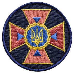 Шеврон IDEIA 87637 Україна 6  Габардин Синій