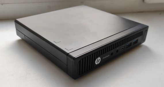 Неттоп HP ProDesk 600 G2 Mini PC USFF / Intel Core i5-6500T (4 ядра по 2.5 - 3.1 GHz) / 8 GB DDR4 / 256 GB SSD M.2 / Intel HD Graphics 530 / DisplayPort  б/в | Зображення 2