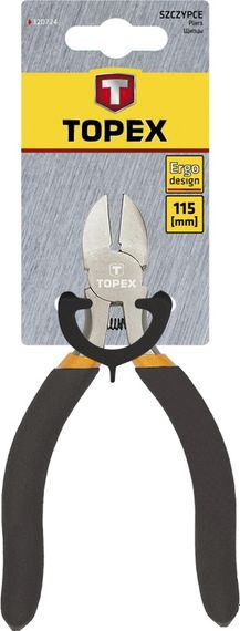 Кусачки TOPEX боковые прецизионные, 115 мм (32D724) | Зображення 1