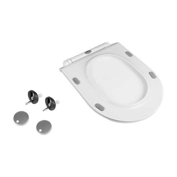 Сидіння для унітазу Qtap Presto з мікроліфтом Slim QT26991217AW | Зображення 2