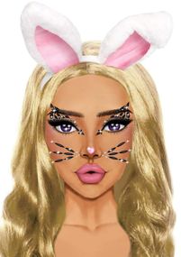 Стразы в виде маски котенка Animal Rhinestone Stick-On Jewels sexstyle