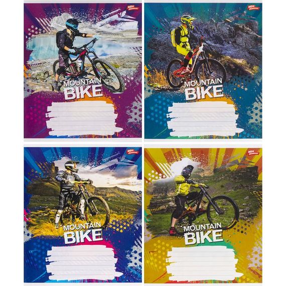 Зошит учнівський А5/18 лін. Mountain Bike 3528M Мрії збуваються (4820036480197)