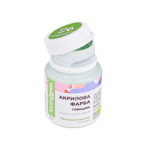 Акрилова фарба глянцева Пастельно-трав'яна Brushme ACPT26 20 мл