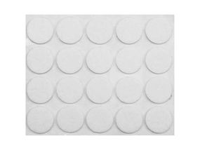 Протектор самоклеючий антиковзкий VOREL, 20мм набір 20шт. (білі) [60/720] VR-74831