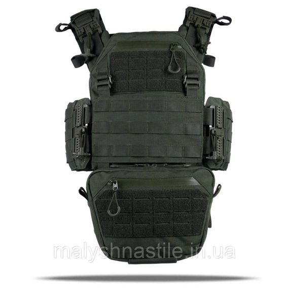 Комплект №4: Плитоноска Kiborg GU gen.2 + 2 підсумки з балістичним захистом 1 класу Khaki | Зображення 2