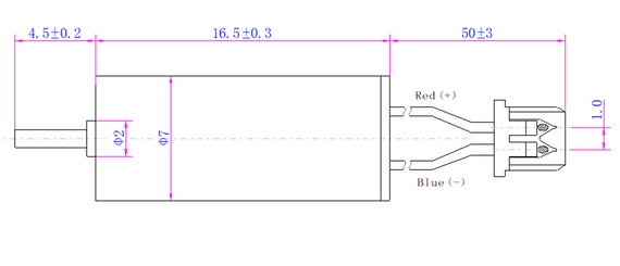 Мікромотор DC PRO-0716 3В 7мм 16000 об/хв | Зображення 1