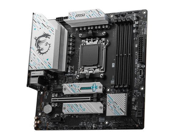 Материнcька плата MSI B650M GAMING PLUS WIFI sAM5 B650 4xDDR5 HDMI DP WiFi BT mATX 911-7E24-013 | Зображення 3
