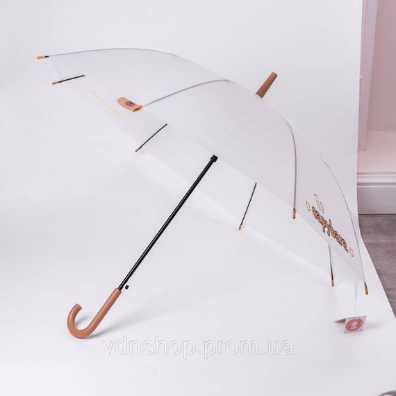 Класична парасолька-тростина напівавтомат з поліестеру 8 спиць діаметр 92 см HP-23-10 | Зображення 8