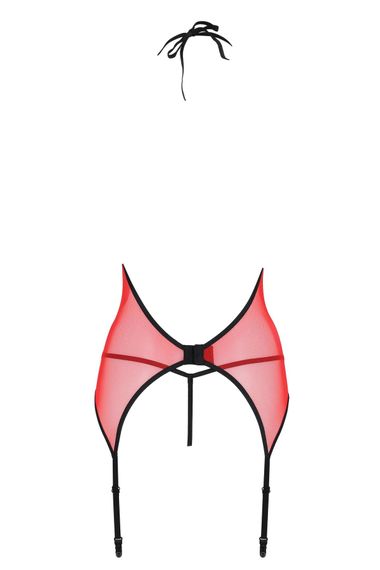 Корсет Passion PEONIA CORSET Червоно-чорний L/XL | Зображення 3