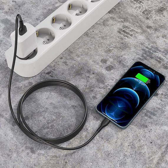 Дата кабель Borofone BX51 Triumph USB to Lightning (1m) | Зображення 3