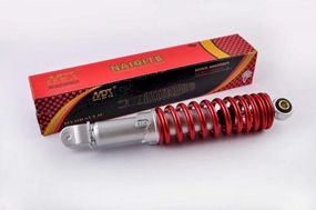 Амортизатор  скутер GY6, DIO, TACT 275mm, регульований (червоний)