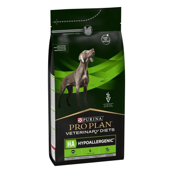 Сухий лікувальний корм Purina Pro Plan Veterinary Diets для собак та цуценят при харчовій алергії  4шт*1.3 кг | Зображення 1