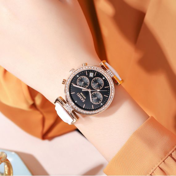 Жіночий годинник Skmei 2089RGWT Rose Gold-White | Зображення 2