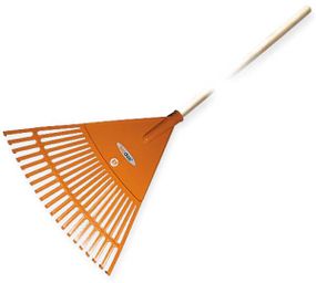 Граблі віялові Bradas 20 зубців черенок дерев'яний KT-CX20H