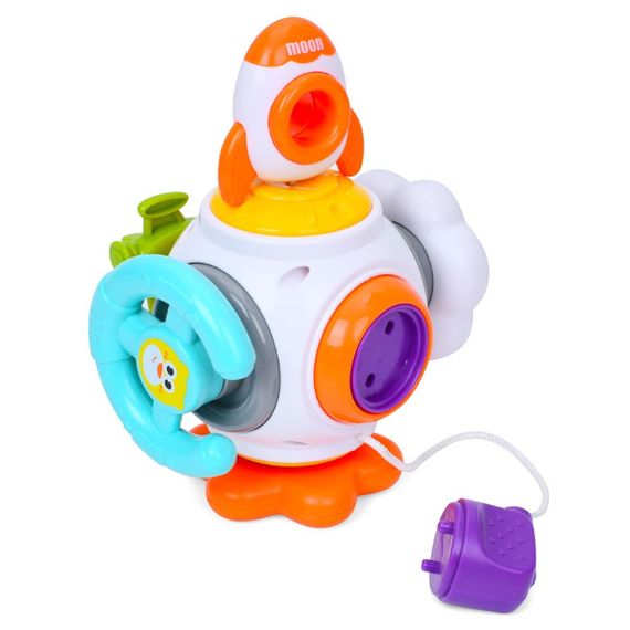 Бізіборд-брязкальце "РАКЕТА" 99-17 рухомі деталі, тріскачка | Зображення 2