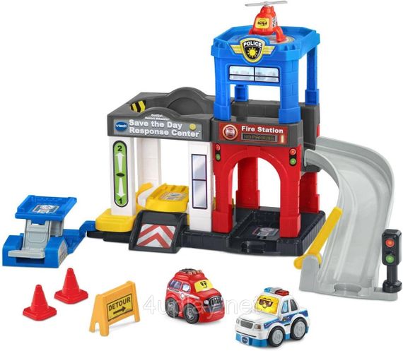 Игровой набор VTech Go! Go! Smart Wheels Служба спасения Центр реагирования Save The Day Response Center | Зображення 1