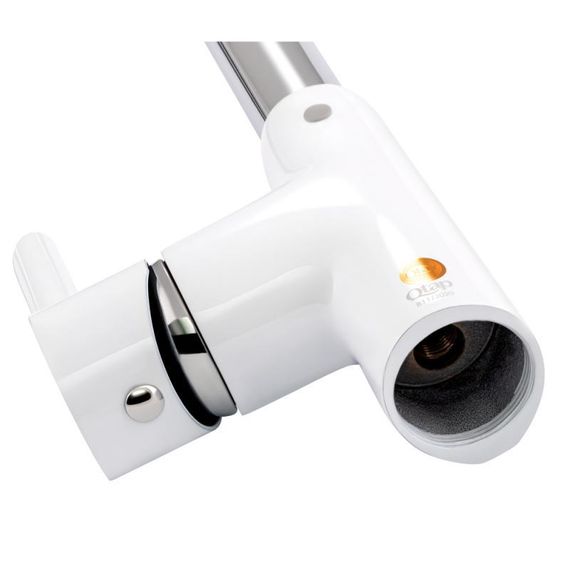 Змішувач для кухні Qtap Grand QTGRAWCR007F Chrome/White | Зображення 2