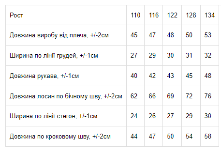Термобілизна для дівчинки Носи своє 116 Чорний (p-8601-93080) | Зображення 2