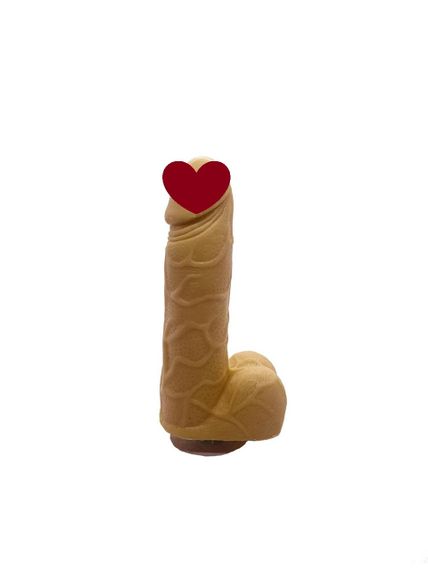 Крафтовое мыло-член с присоской Чистий Кайф Brown size S натуральное sexstyle