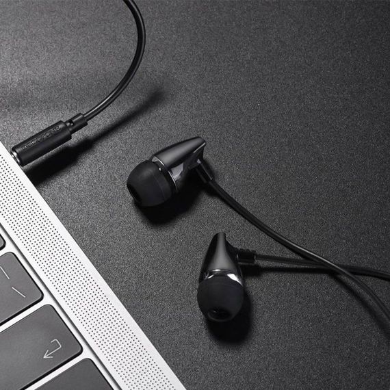Навушники BOROFONE BM25 Sound edge universal earphones with mic Black | Зображення 2