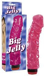 Вібратор BIG JELLY малиновий Sex Aura | Зображення 2