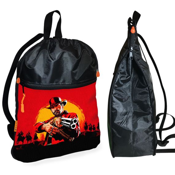 Рюкзак-мішок для школи RDR «Red Dead Redemption» дитяча сумка для взуття та спортивного одягу (01540)