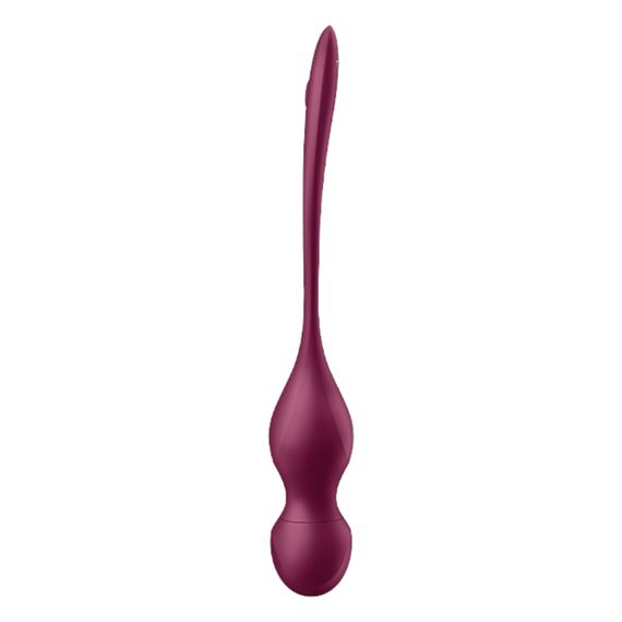 Вагінальні кульки з вібрацією Satisfyer Love Birds Vary, бордові | Зображення 4