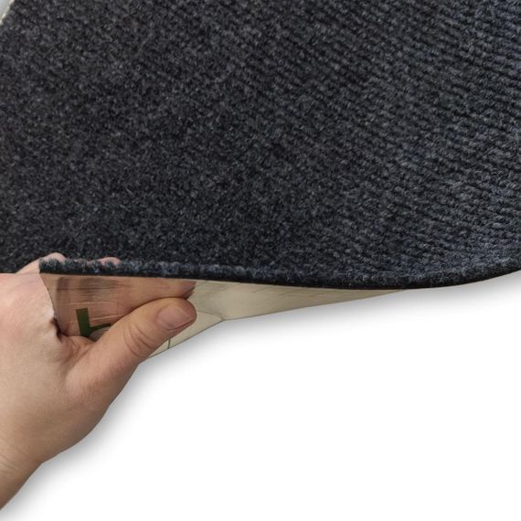 Самоклеюча плитка під ковролін темно-сіра 600х600х4мм SW-00001288 | Зображення 3