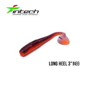 Силиконовая приманка, Съедобный силикон Intech Интеч Long Heel 3 "8 шт IN69