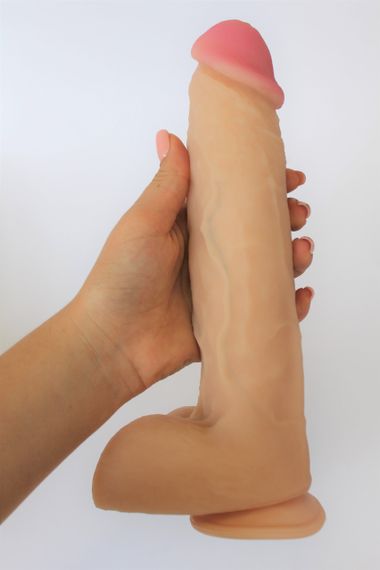 Фалоімітатор EGZO Ciberskin DS003 (23,5 см х 5 см) Sex Aura | Зображення 3