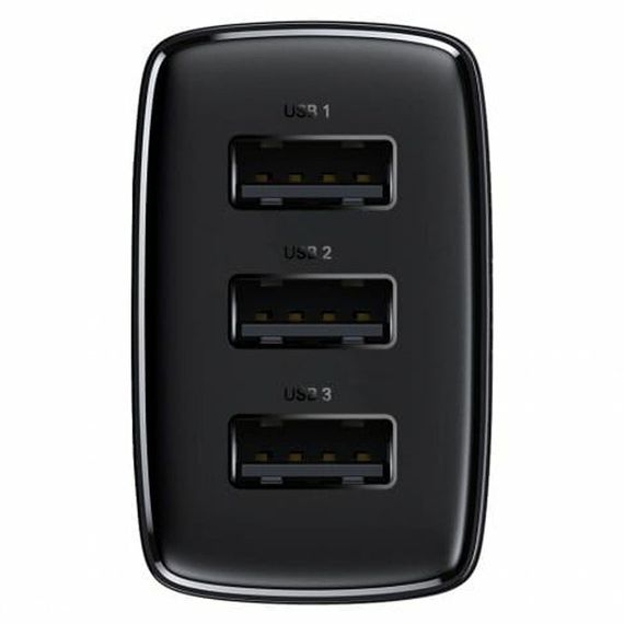 СЗУ Baseus Compact 17W (3USB-A) (CCXJ02) Черный | Зображення 3