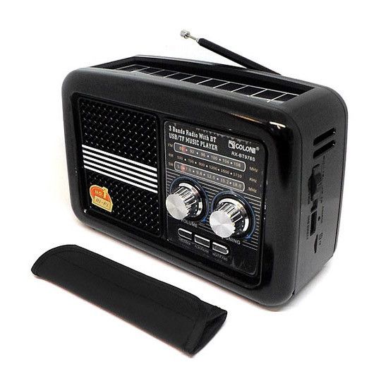 Радіо приймач Golon RX-BT978S сонячна панель AUX 3.5mm | Зображення 2