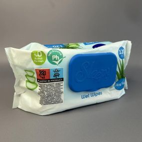 Вологі серветки "Sleepy" алоє вєра 120 шт. із клапаном.