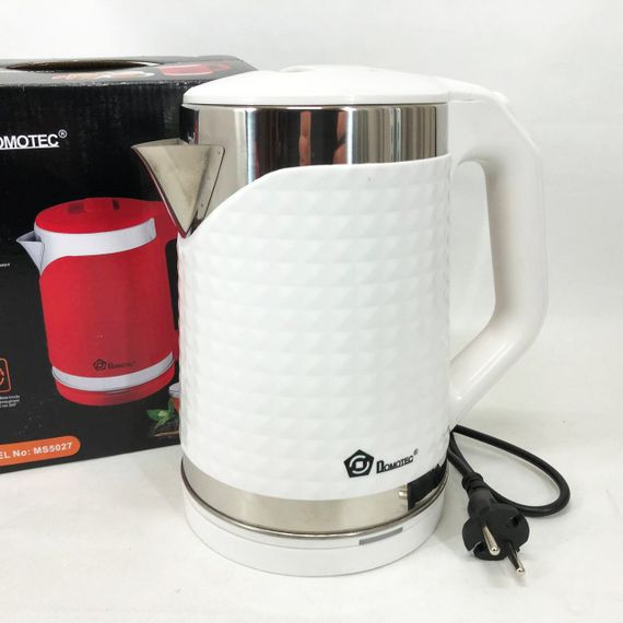 Електрочайник Domotec MS-5027 2000 Вт. Колір: білий | Зображення 2