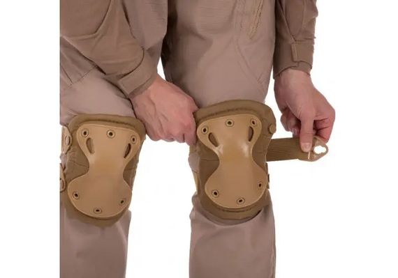 Тактичні наколінники та налокітники T-Pads захисні анатомічної форми койот | Зображення 5