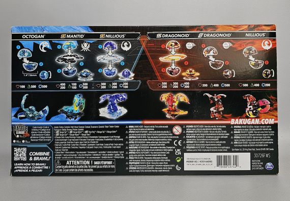 Bakugan Ultimate 6-Pack Special Attack Dragonoids Оригинал Бакуган Набор из 6 бакуганов Специальная атака | Зображення 9